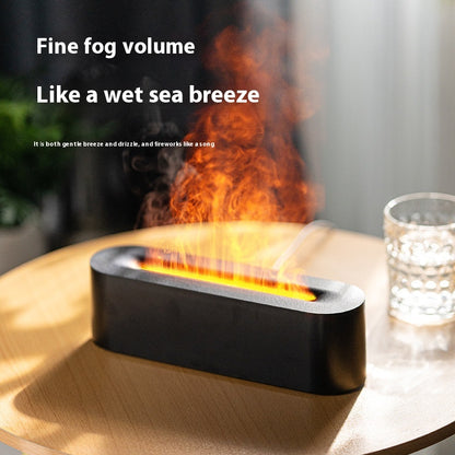 Desktop Colorful Simulation Flame Aroma Diffuser