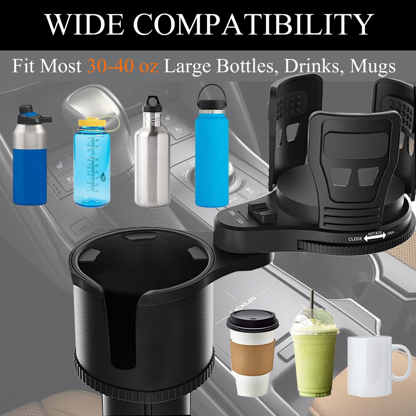 Multifunctional Car Water Cup Holder