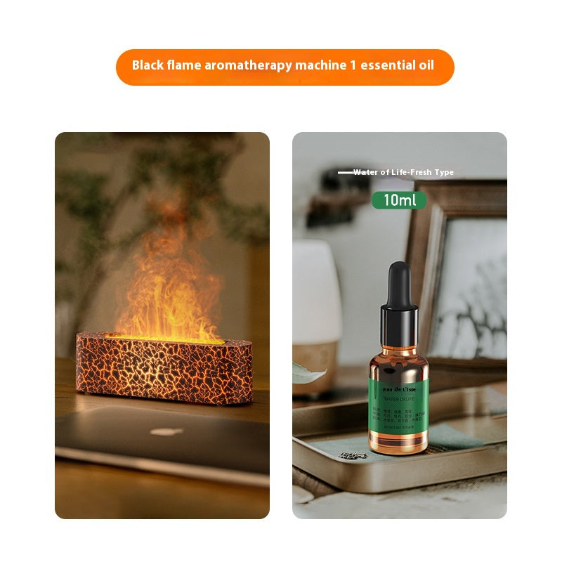 Desktop Colorful Simulation Flame Aroma Diffuser