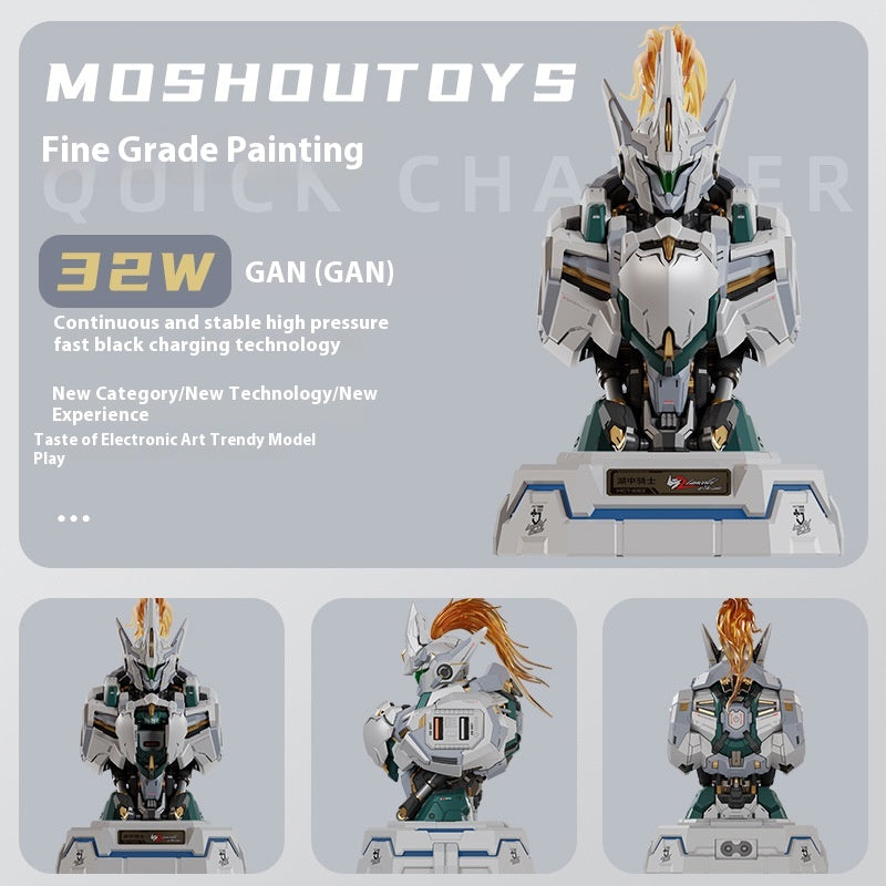 Moshow Lake Knight Model Desktop Decoration Fast Charge