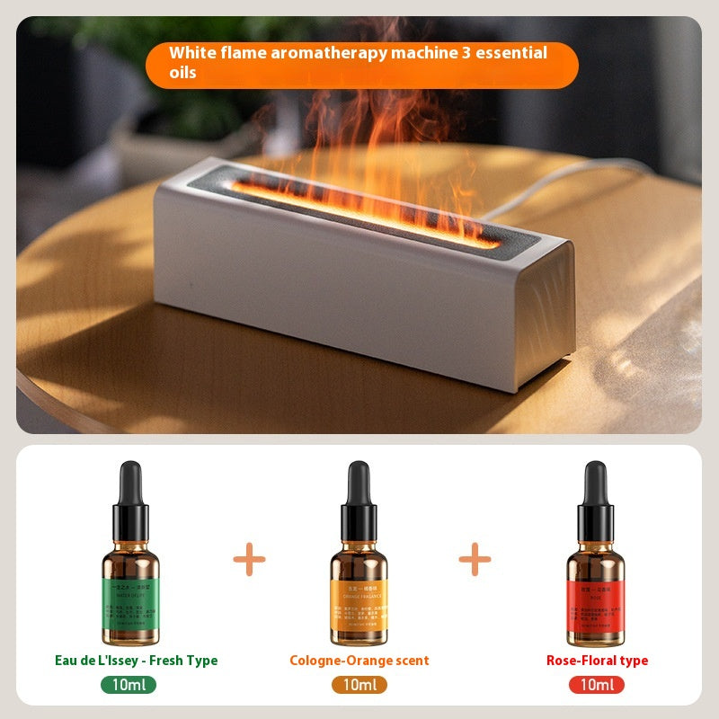 Desktop Colorful Simulation Flame Aroma Diffuser