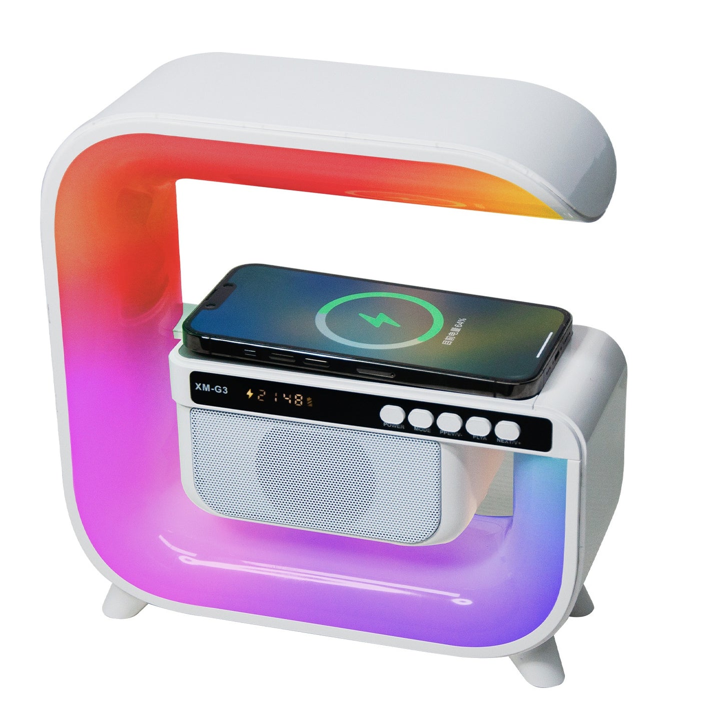 Bluetooth Control Speaker wireless fast charging seven-color ambience light