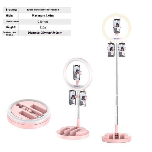 Multi-Position Selfie Fill Light Desktop Live Stream Bracket