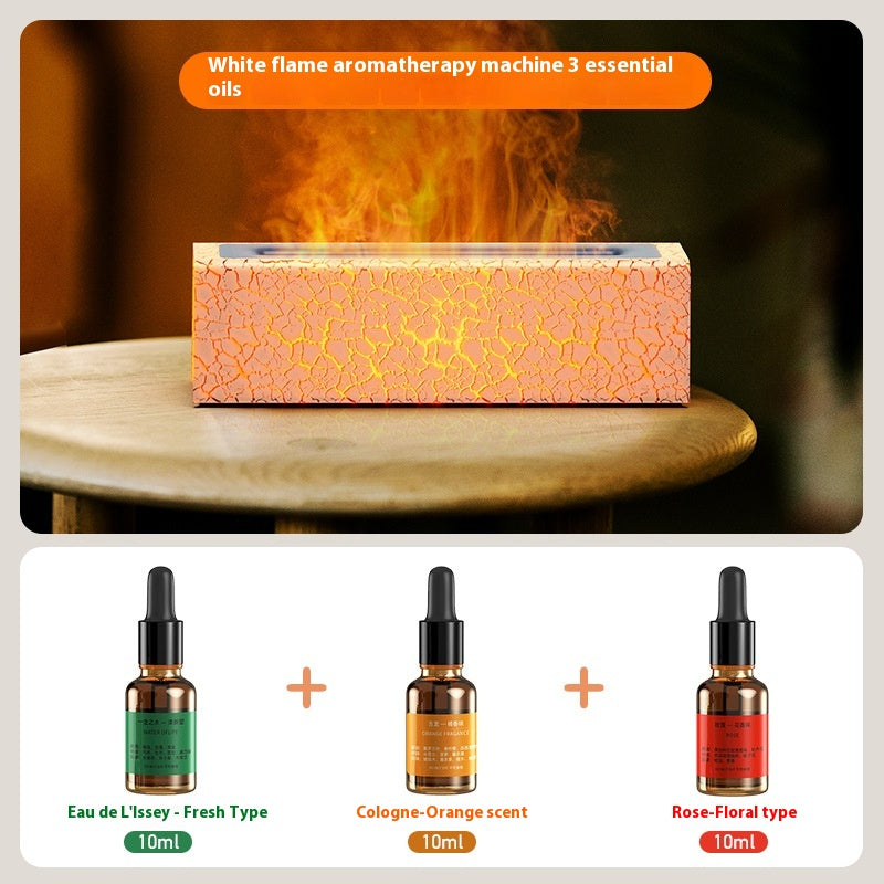 Desktop Colorful Simulation Flame Aroma Diffuser