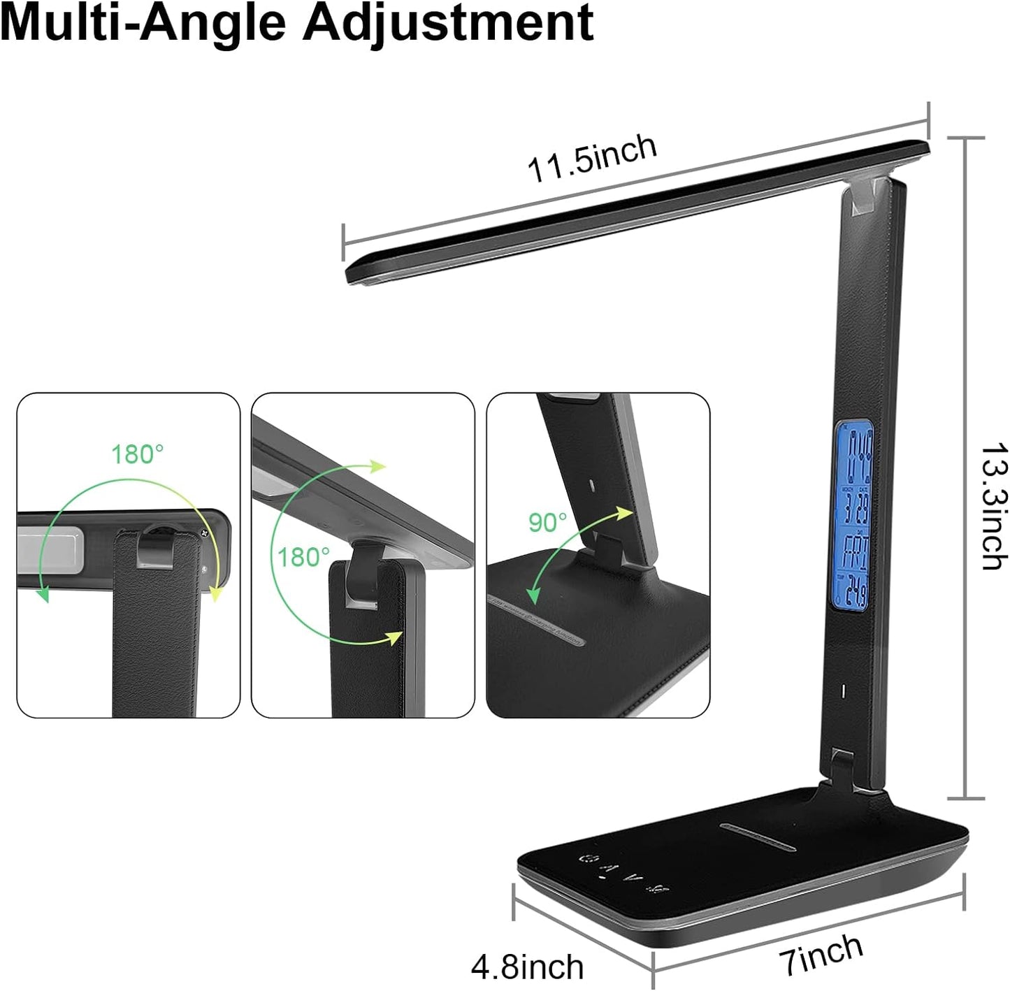 Desk Lamp with Wireless Charger