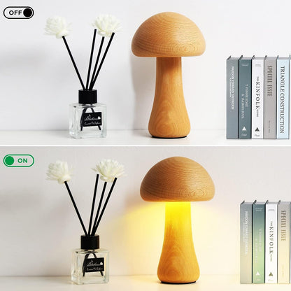 LED Creative Mushroom Table Lamp