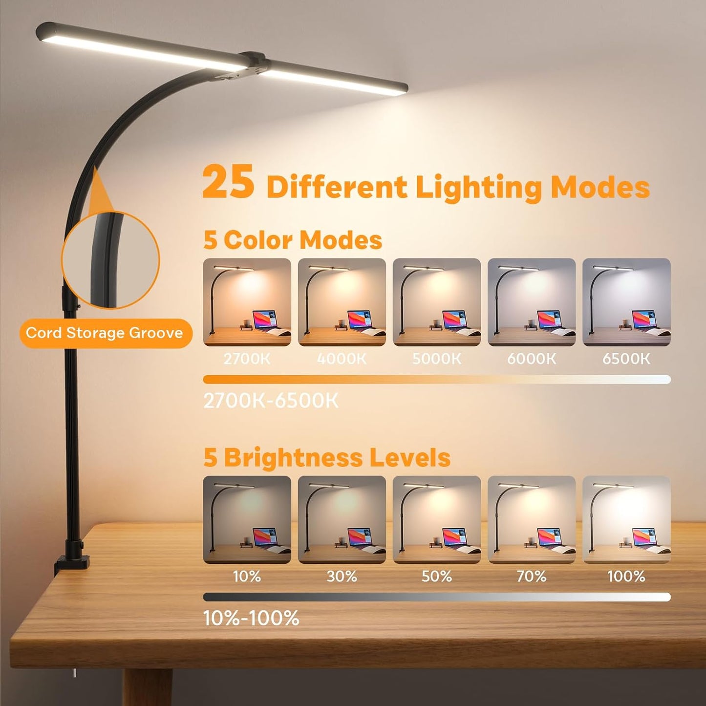 LED Desk Lamp for Home Office