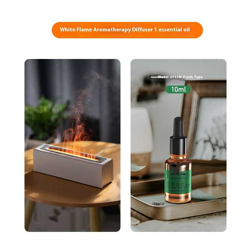 Desktop Colorful Simulation Flame Aroma Diffuser