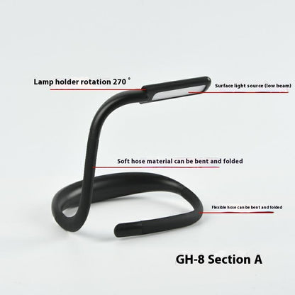 Neck hanging LED eye protection reading lamp