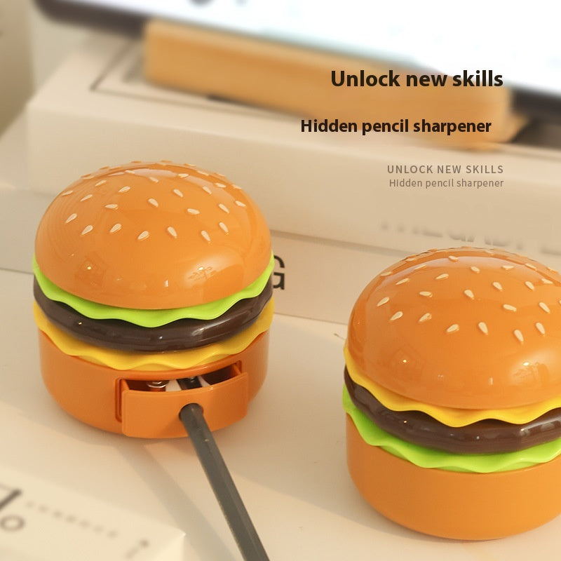 Multifunctional Hamburger Small Night Lamp Cartoon Gift USB Table Lamp