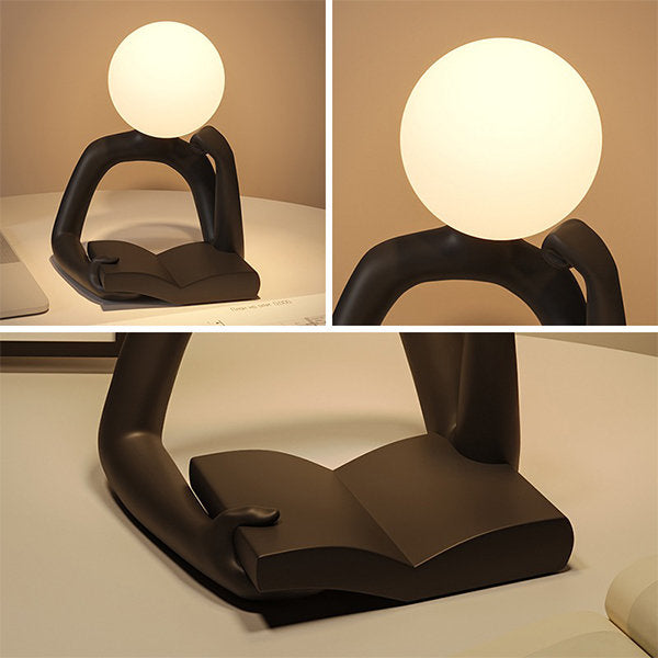 Reading Figure Atmosphere Night Light