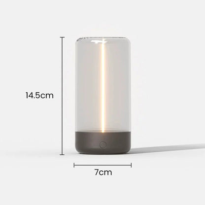 Contemporary Magnetic Clear Acrylic Mini Table Lamp