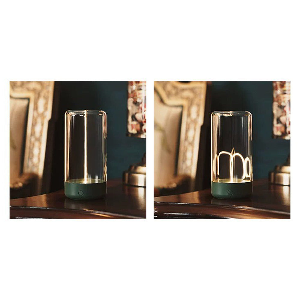 Contemporary Magnetic Clear Acrylic Mini Table Lamp