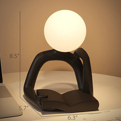 Reading Figure Atmosphere Night Light