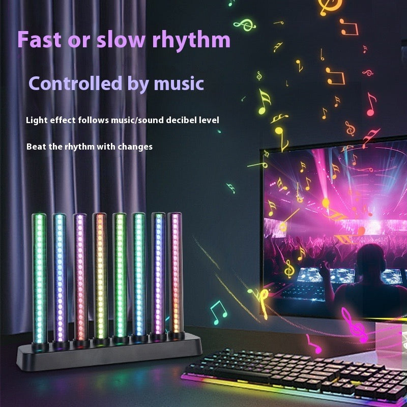 Strip RGB colorful ABS music rhythm desktop atmosphere light