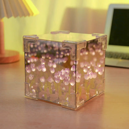 DIY Tulip Cube Night Light