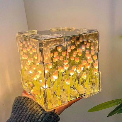 DIY Tulip Cube Night Light