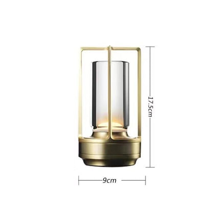 Metal Rechargeable Retro Indoor/Outdoor Table Lamp