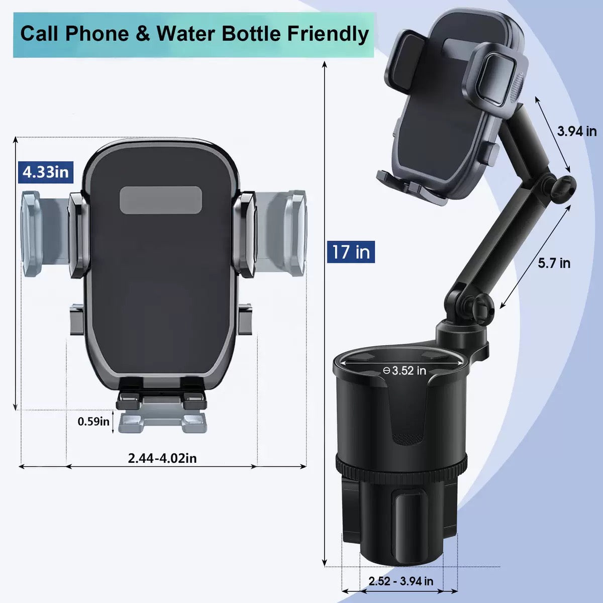 car cup holder mobile phone holder