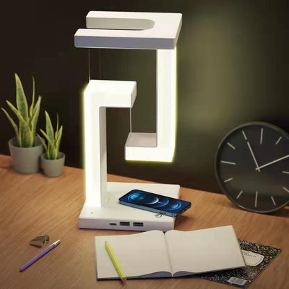 Small Night Lamp with Wireless Charging, Suspension Style Sensor Cabinet Lamp