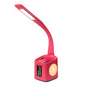 Kids Dimmable LED Table Lamp with Pen Holder&Clock