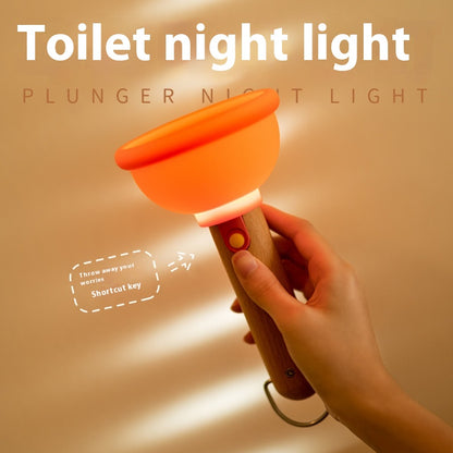 USB Charging Creative Gift Decoration Toilet Suck Small Night Lamp