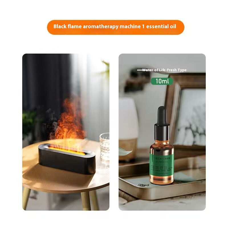 Desktop Colorful Simulation Flame Aroma Diffuser