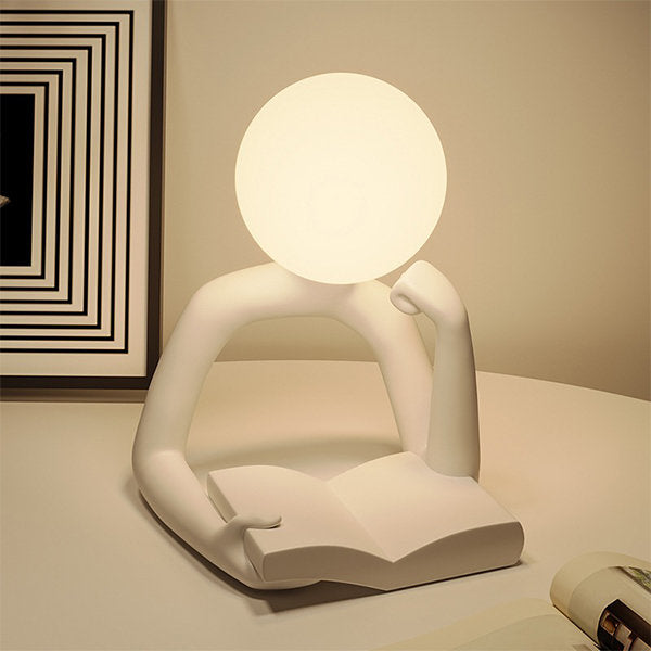 Reading Figure Atmosphere Night Light