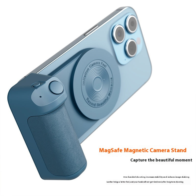 Bluetooth Camera Aid Camera Handle Magnetic Suction Photography Bracket Handheld Anti-Shake MagSafe Wireless Charger