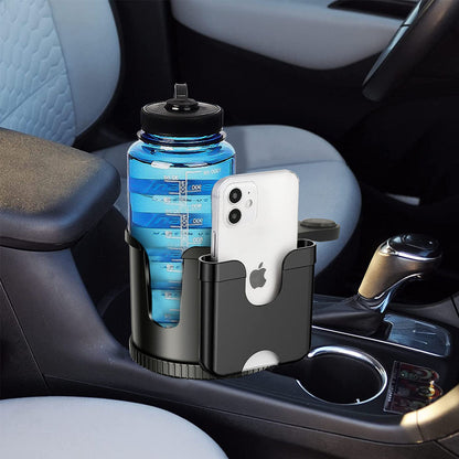 Retractable Rotating Two-in-One Multifunctional Car Water Cup Holder