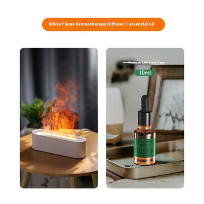 Desktop Colorful Simulation Flame Aroma Diffuser