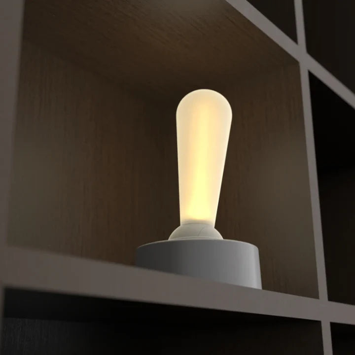 Creative Lever Dimmable Night Light - Minimalist Cordless Silicone Wall Lamp