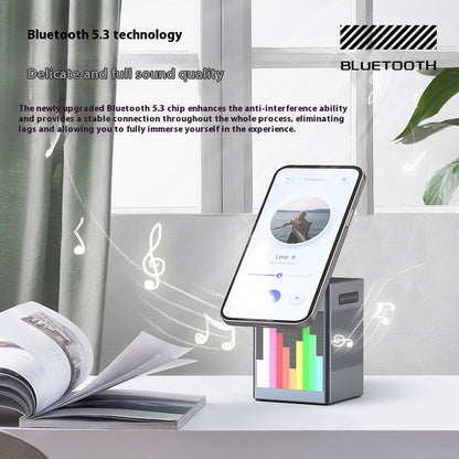 Bluetooth Speaker Multi-Purpose Alarm Clock Three-in-One Magnetic Wireless Charger